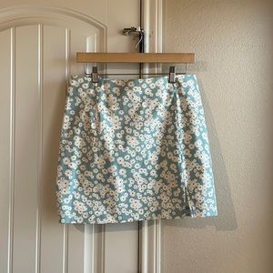 Floral Mini Skirt